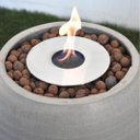 Ver imagem 6 de Lareira Ecológica Cimento Queimador Inox 304 - Porak Oval