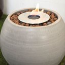 Ver imagem 5 de Lareira Ecológica Cimento Queimador Inox 304 - Porak Oval