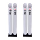 Ver imagem 1 de kIT 2 Lixeira Copos Reciclavel Descartaveis Duplo Água 200ml