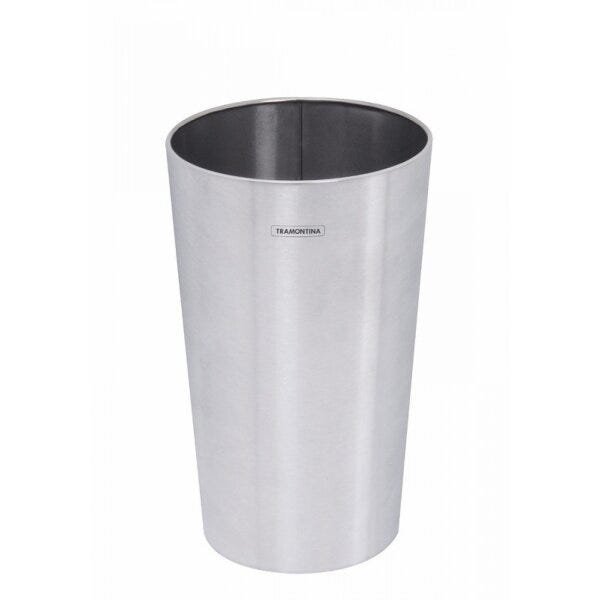 Cachepô Aço Inox com Aramado Interno Tramontina Konika 44cmx26cm - 2
