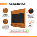 Ver imagem 4 de Painel para Tv até 55 Polegadas Ripado Impressão 3d Avante Cedro Edn