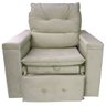 Poltrona do Papai Retrátil Reclinável Confortos Suede Cinza - 3
