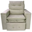 Ver imagem 3 de Poltrona do Papai Retrátil Reclinável Confortos Suede Cinza