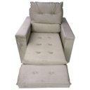 Ver imagem 4 de Poltrona do Papai Retrátil Reclinável Confortos Suede Cinza