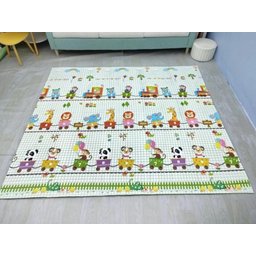 Tapete Atividade Infantil Bebe Emborrachado Dobrável Selva - 5