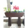 Vaso Planta 100x30 Jardineira Floreira Suporte Polietileno BGPLASTICOS V5100S LILAS VIOLETA 008 - 4