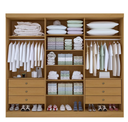 Ver imagem 2 de Guarda Roupa Monte Carlo 6 Portas 6 Gavetas - D'Doro Móveis:Cinamomo