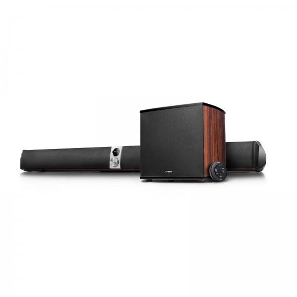 Soundbar com Subwoofer Edifier S70Db 158W Rms Bluetooth Madeira Menor preço em Soundbar com Subwoofer Edifier S70Db 158W Rms Bluetooth Madeira