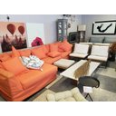 Ver imagem 4 de Poltrona Luxor Assento Linho Cru Base Ferro Preto - 37417