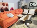 Ver imagem 4 de Poltrona Luxor Assento Linho Cru Base Ferro Preto - 37417