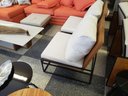 Ver imagem 3 de Poltrona Luxor Assento Linho Cru Base Ferro Preto - 37417