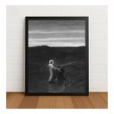 Ver imagem 1 de Quadro Religioso Jesus Salvando Pedro 33x24cm com Vidro