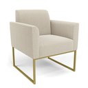 Ver mais imagens de Namoradeira e 2 Poltronas Industrial Dourado Marisa Bouclê D03 - D’Rossi