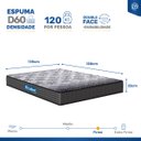 Ver imagem 4 de Cama Box Baú com Colchão de Espuma D60 Double Face Guarda Costas Comfort Force Probel Casal 138cm