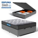 Ver imagem 2 de Cama Box Baú com Colchão de Espuma D60 Double Face Guarda Costas Comfort Force Probel Casal 138cm
