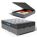 Ver imagem 1 de Cama Box Baú com Colchão de Espuma D60 Double Face Guarda Costas Comfort Force Probel Casal 138cm