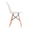 Cadeira Branca Charles Eames Eiffel Para Quarto Moderno - 4