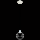 Ver imagem 1 de Pendente Aramado Spider Branco Pequeno Sala Quarto Cozinha