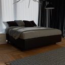 Ver imagem 2 de Base Box para Cama Casal 138x188cm Liz S05 Sintético Preto - Mpozenato