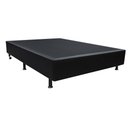 Ver imagem 1 de Base Box para Cama Casal 138x188cm Liz S05 Sintético Preto - Mpozenato