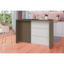Ver imagem 5 de Balcão Ilha Cozinha Gourmet Connect Duna/cristal - Henn