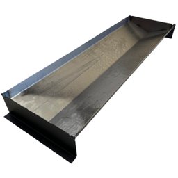 Forma de Aço Molde Chapéu Trapézio Pingadeira Muros 17x80cm - 3