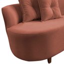 Ver imagem 7 de Namoradeira Sofá Feijão Suria 150cm Orgânica Bouclé