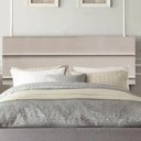 Ver imagem 1 de Painel Cabeceira Estofada Argentina 90cm Cama Box Solteiro Suede Bege- Mabe Magazine
