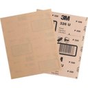Ver imagem 1 de Lixa em Folha Automotiva 326U Ouro Grao P320 para Lixamento Manual a Seco e Acabamento