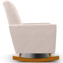 Ver imagem 5 de Poltrona de Amamentação com Balanço Ravena W01 Suede Bege - Lyam Decor