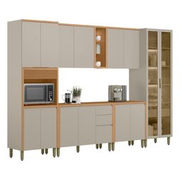 Jogo de Cozinha Compacta Daca Jequitiba Gris Fosco - 2