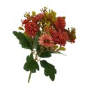 Ver imagem 1 de Flor Artificial Buquê Margaridas com Cravo 30cm