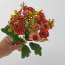 Ver imagem 2 de Flor Artificial Buquê Margaridas com Cravo 30cm
