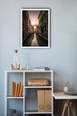 Ver imagem 1 de Quadro Decorativo Veneza Itália - 70x50cm:moldura Branca