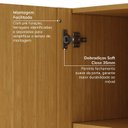 Ver mais imagens de Guarda Roupa Planejado 1 Porta Lisa 40cm Samambaia CabeCasa MadeiraOriginals Marrom/Carvalho