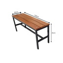 Ver imagem 2 de Banco Vestiário Reforçado 150 Cm Assento Madeira