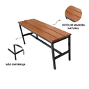 Ver imagem 3 de Banco Vestiário Reforçado 150 Cm Assento Madeira