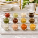 Ver imagem 2 de Jogo 12 Leiteiras Vidro com Bico 230ml Butterfly Wolff Creme Caldo Molho Cafeteria Restaurante