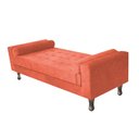 Ver imagem 1 de Recamier Baú Félix Solteiro 160 cm Suede - Doce Sonho Móveis ML/R1/FELIX/160/B/S Terracota