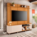 Ver imagem 1 de Estante Home Hb Móveis Trinus 1.8 para Tv de até 70 Polegadas com Prateleira e Nicho