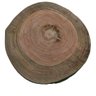 Bolacha Madeira Tronco Aparada e Lixada 33 x 31 x 2,2cm - 2
