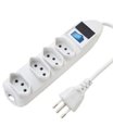 Ver imagem 1 de Protetor de Linha 4 Tomadas Branco Cabo 1,5m Bivolt Exatron