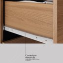 Ver imagem 7 de Guarda Roupa Casal 8 Portas e 2 Gavetas Paranaguá - Amêndola Touch/off White