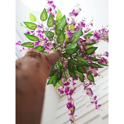 Planta Artificial Árvore Chuva Lilás 1,60 Metros de Altura - 2