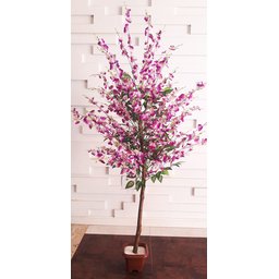 Planta Artificial Árvore Chuva Lilás 1,60 Metros de Altura - 5