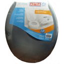 Ver imagem 2 de Tampa Assento Sanitário Oval Plástico Cinza 1