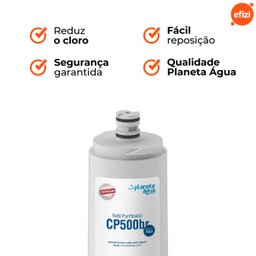 Refil Filtro Cp500br Carvão Ativado Planeta Água - 5