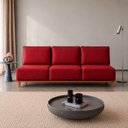 Ver imagem 1 de Sofá Atenas Fixo 220cm - Vermelho