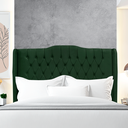 Ver imagem 3 de Cabeceira de Cama Box Casal 140 Cm Dubai Premium - Veludo Verde