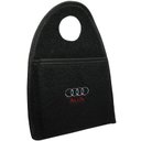 Ver imagem 2 de Lixeira Lixinho Automotiva Carro Carpete Logo Bordado para Câmbio Preto